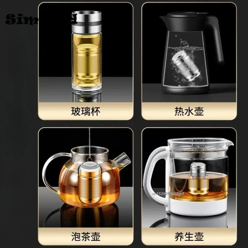Tea Strainer 304 Stainless Steel Tea Infuser Tea Leaves Spice Seasoning Ball Strainer Teapot Fine Mesh Coffee Filter Teaware