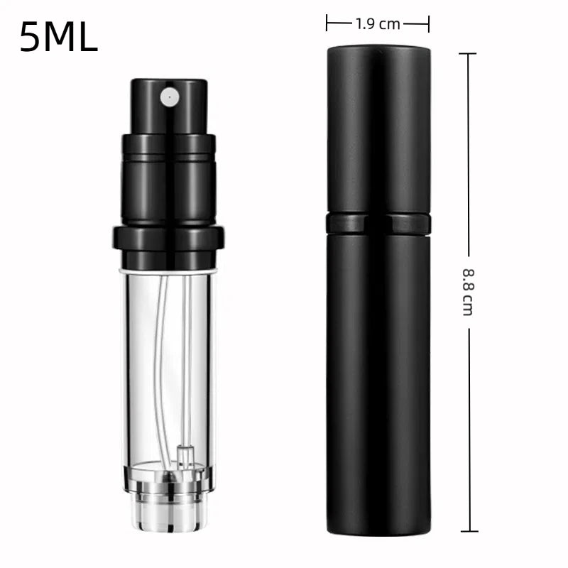 10ml 5ml USA Mini Bottom Filling Perfume Spray Dispenser Bottles Cosmetic Refillable Spray Atomizer Portable Liquid Container Bottle