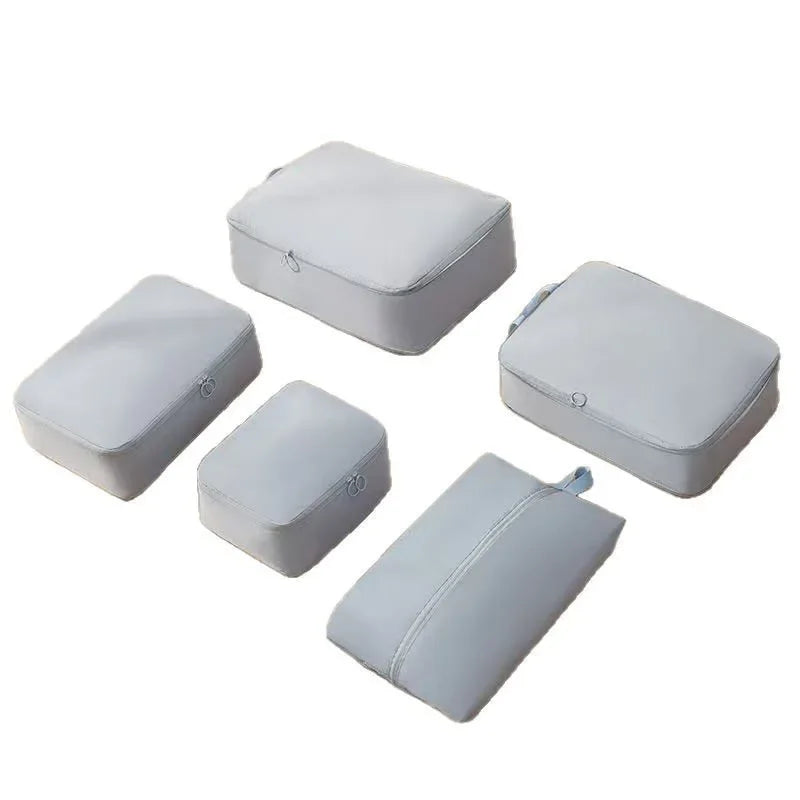 3/5/6PCS Travel Clothes Storage Bags USA Portable Suitcase Organizer Packing Cubes for Shoes, Clothes & Luggage Organization