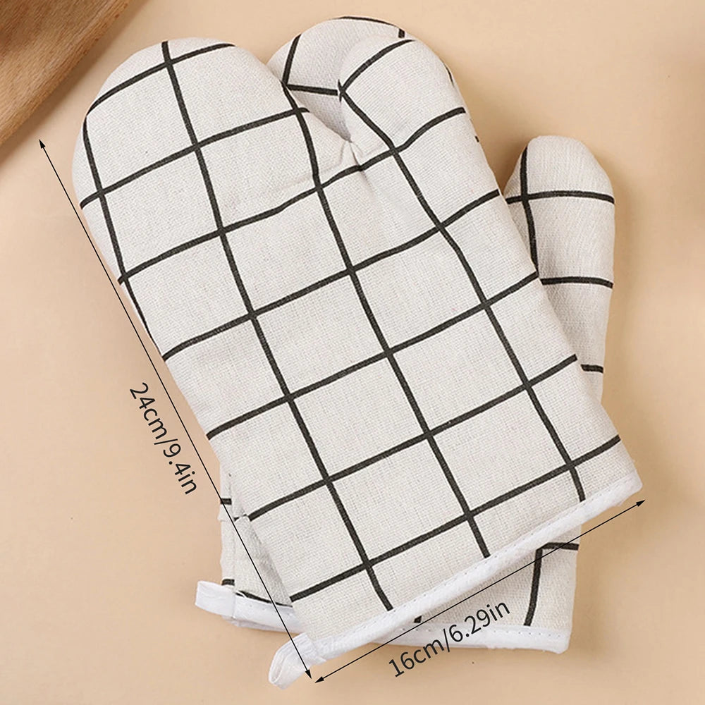 USA Kitchen Baking Gloves Microwave Oven Gloves High Temperature Resistant And Insulated Gloves Oven Gloves Heat-Resistant Glo