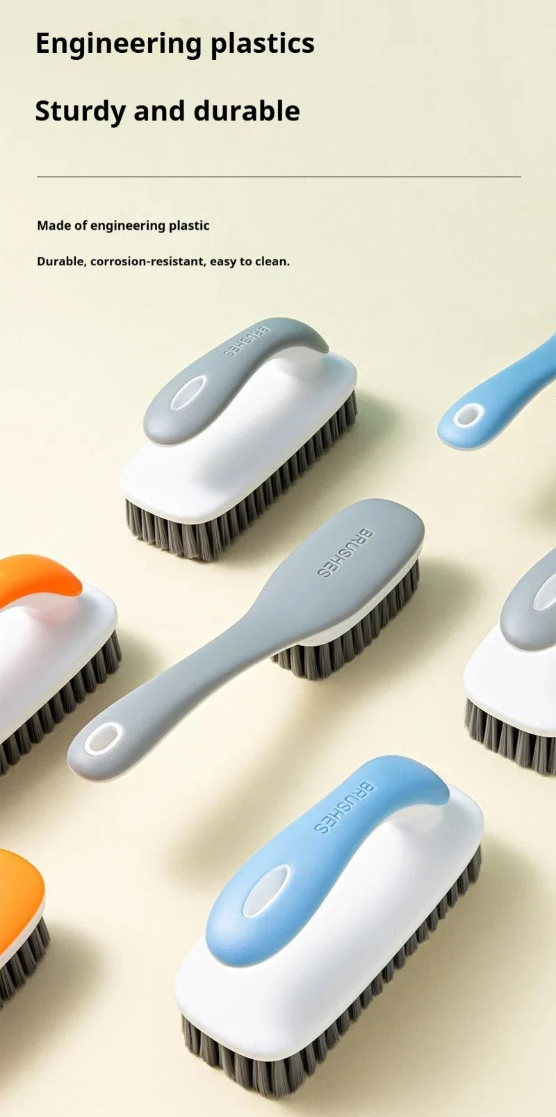 Soft Nylon Cleaning Shoe Brush Set Canada Wear-Resistant Cleaning Tools Gentle Scrub Brushes for Shoe Laundry & Garment Stain Removal