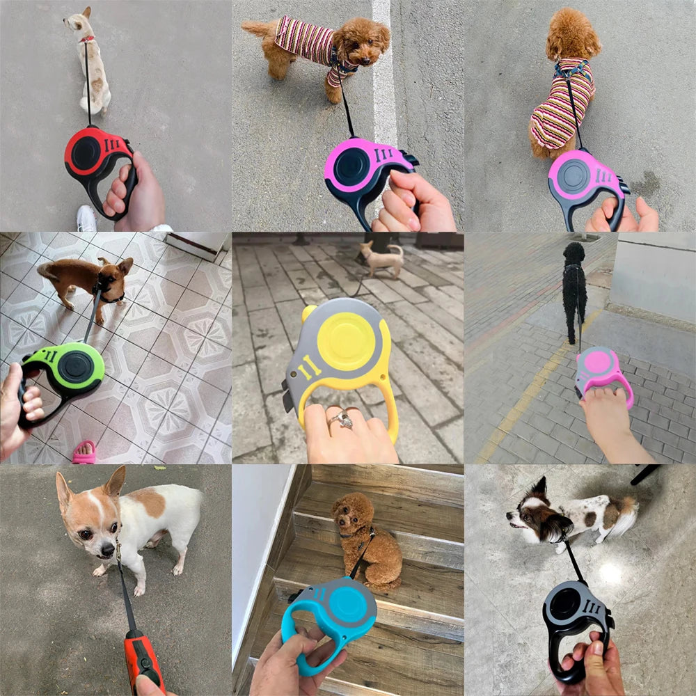 3M & 5M Retractable Pet Dog Leash Canada for Small & Large Dogs Hiking Walking Traction Rope French Bulldog Chihuahua Accessories
