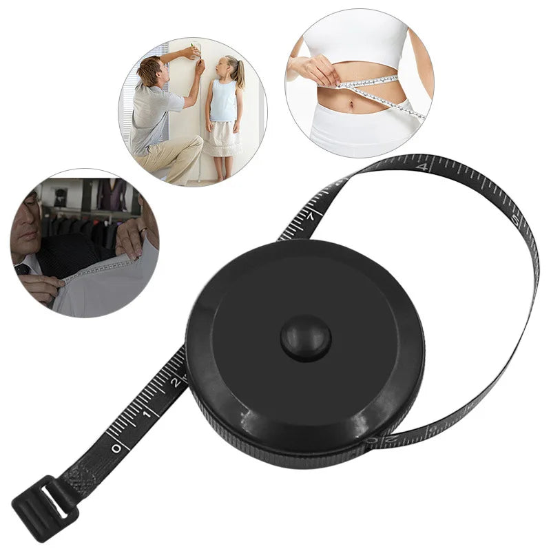 150cm Mini Tape Measure Keychain Canada Tailor Ruler Measuring Tape Clothing Size Tape Measure Portable Sewing Tool Accessory