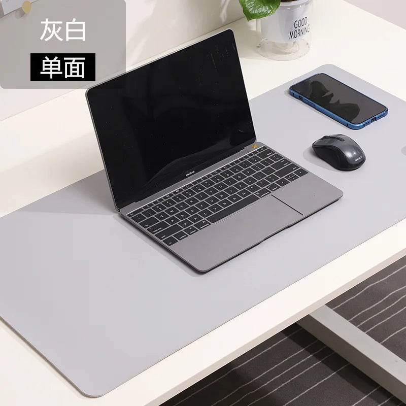 White canada mousepad Portable Mouse pad large Gaming Waterproof Non-slip PU Suede Desk Mat Computer Keyboard desk pad Mats