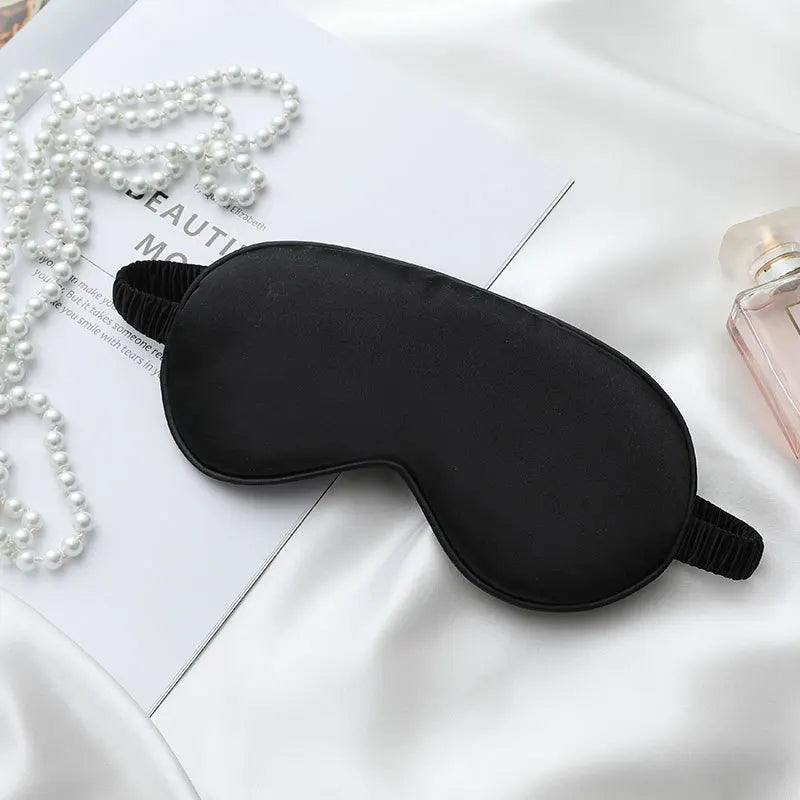 Double-Sided Silk Sleeping Eye Mask Canada Light Blocking Breathable Travel Sleep Eyeshade Protective Eyewear