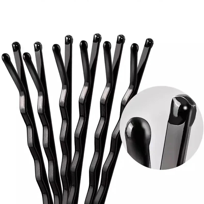50/100PCS Black Straight Hair Clips Canada U-Shaped Hairpins Curly Wavy Grips Women Bobby Pins Styling Hair Accessories