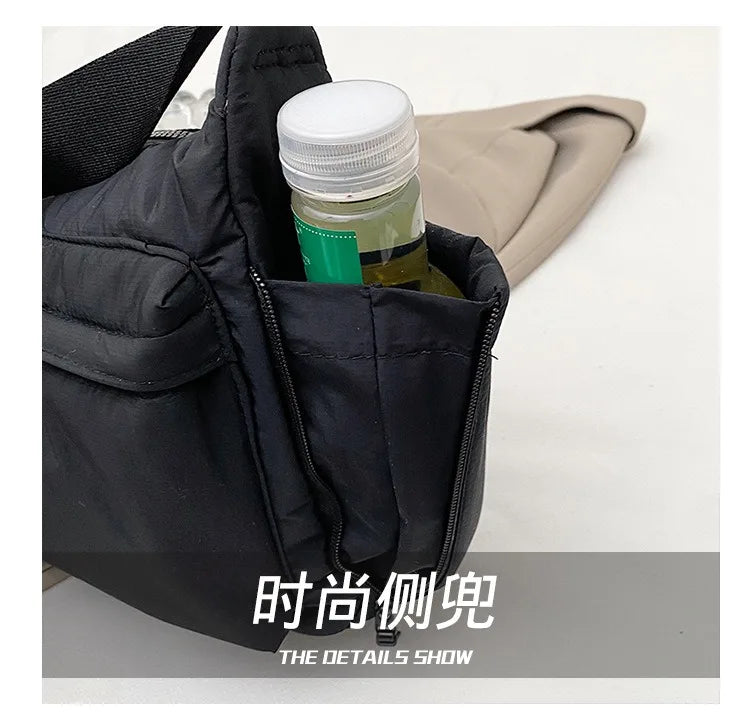 Spring & Summer Canvas Bag USA Women’s Hot-Selling One-Shoulder Crossbody Bag Light Luxury High-End Fashion Handbag