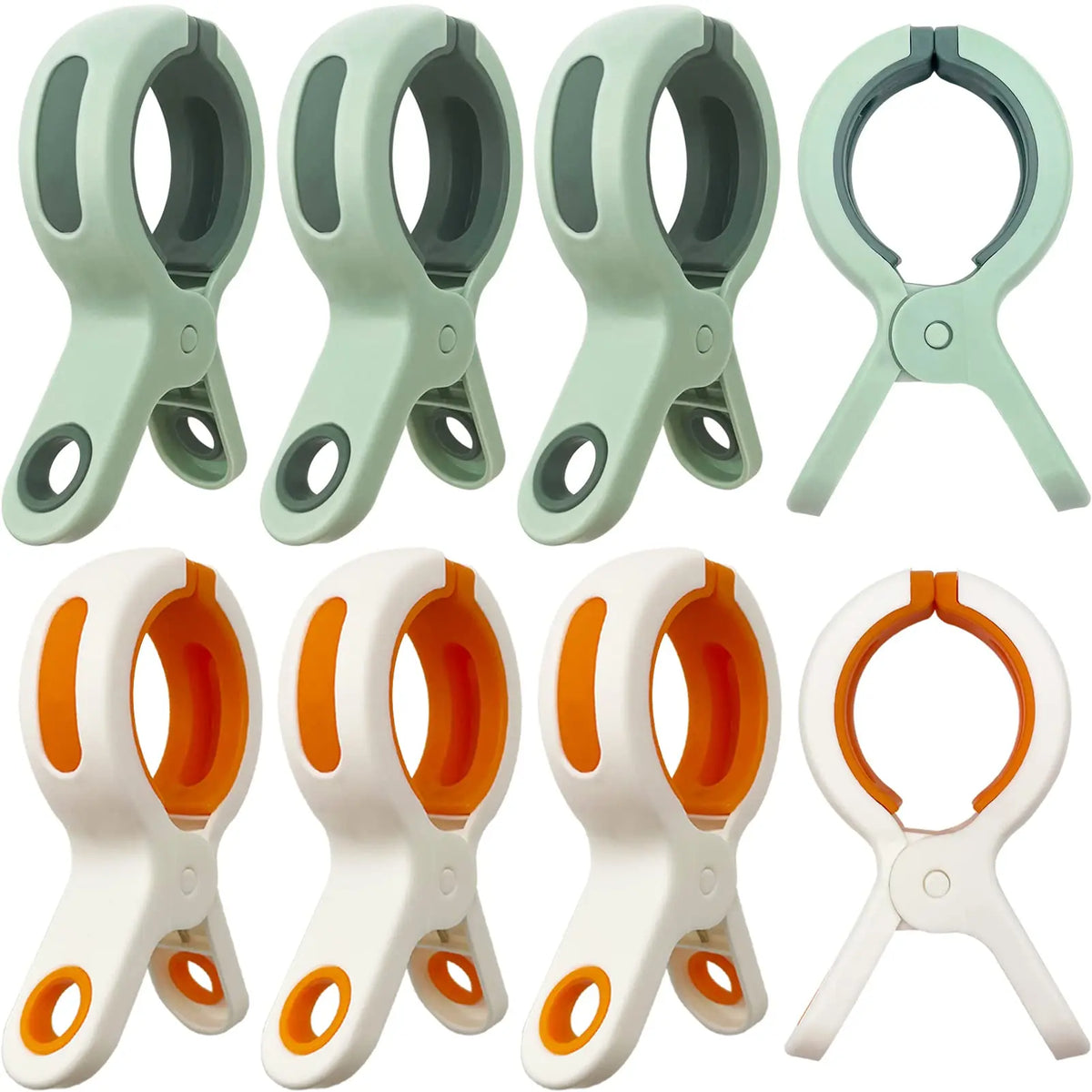 Beach Towel Clips USA for Beach Chairs & Cruises, Durable Plastic Clips for Pool Lounging & Large Clothespins for Hanging Clothes
