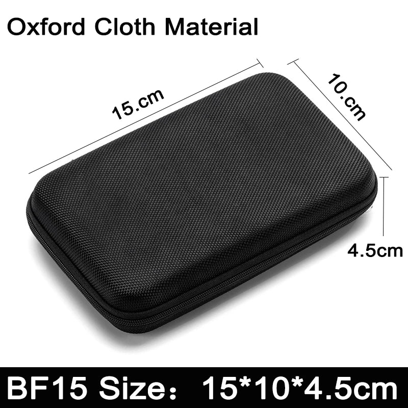 Earphone Data Storage USA Bag Oval Square Rectangle Cable Organizer Bags Mini Zipper Pouch Tech Gadgets Portable Charger U Disk Case