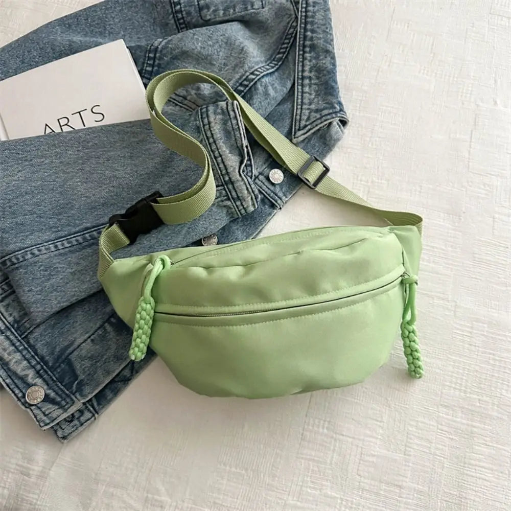 USA Women's Chest Bag New Oxford Cloth Large Capacity Waist Bags Waterproof Multifunctional Running Belt Bags Sport