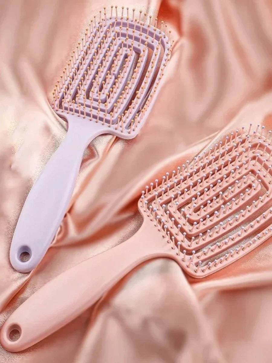 Women's Salon Wet Hair Brush Canada Anti-Static Scalp Massage Detangling Comb Styling Hairdressing Tool 1PC