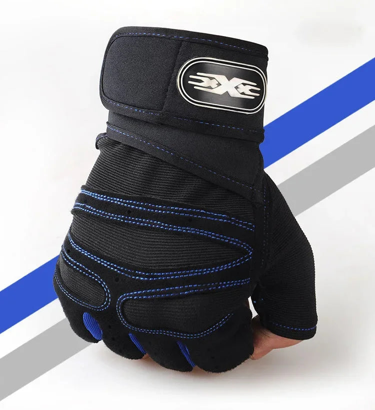 Gym Gloves USA for Men & Women Fitness Weightlifting Wristband Gloves for Bodybuilding, Training, Cycling & Shockproof Sports Exercise