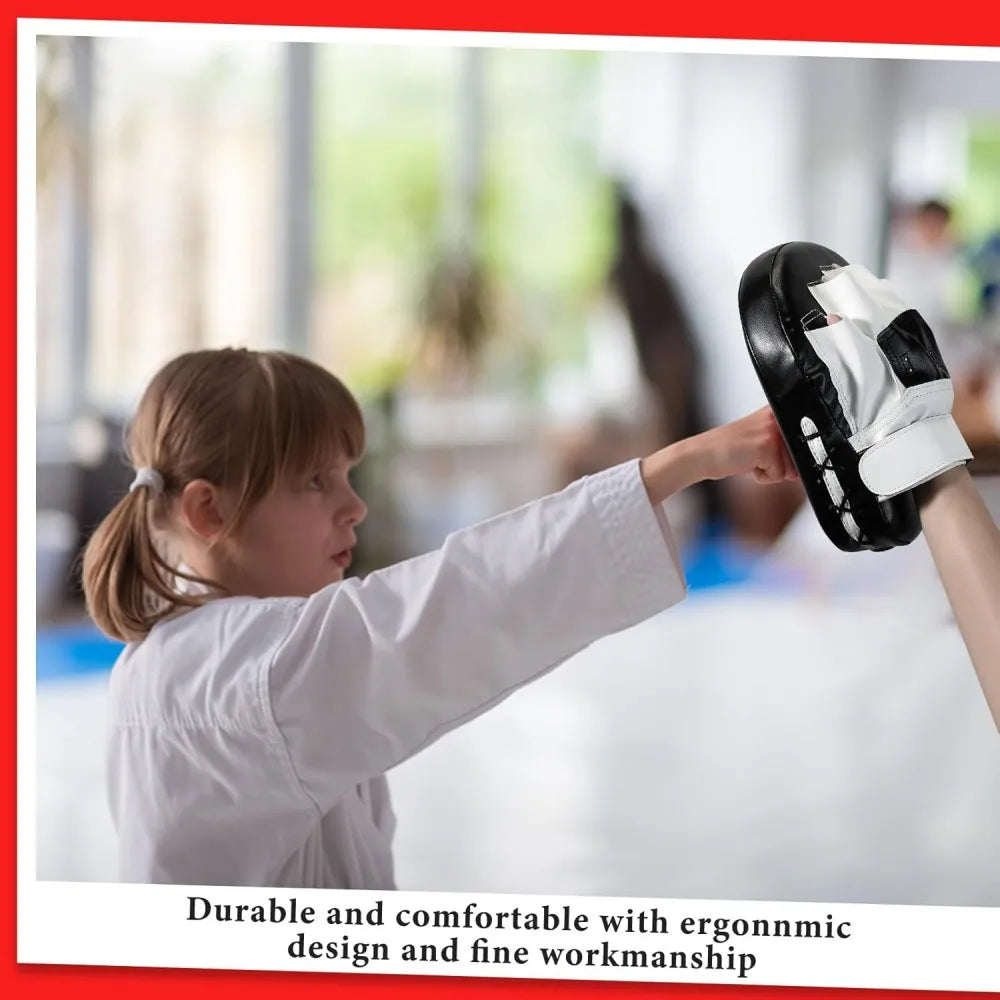 1/2PCS Curved Boxing Bag USA Focus Punching Pads for Taekwondo, Muay Thai & Karate Training for Adults & Kids