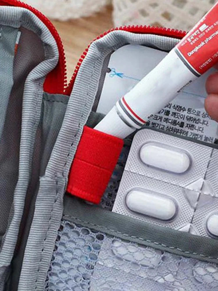 USA Medicine Bag Travel First Aid Kit Medicine Bag Storage Bag Survival Kit Medicine Box Outdoor Emergency Camping