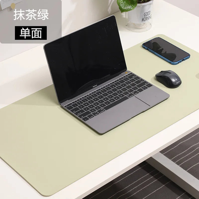 White canada mousepad Portable Mouse pad large Gaming Waterproof Non-slip PU Suede Desk Mat Computer Keyboard desk pad Mats