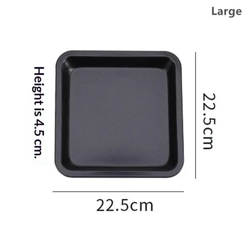 6/8 Inch Non-stick Square Baking Tray, Carbon Steel Oven Bakeware, Toast Bread Pizza Pie Cake Baking Mold Pan
