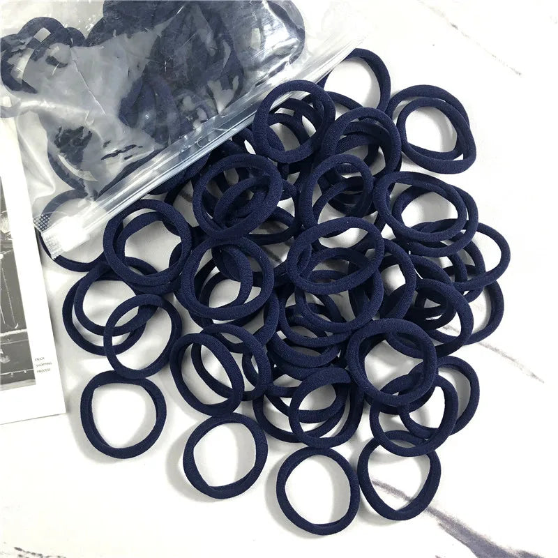 20/50PCS Hair Bands Canada for Women & Girls Basic Hair Rubber Ties 4cm Simple Elastic Ponytail Holders Hair Accessories