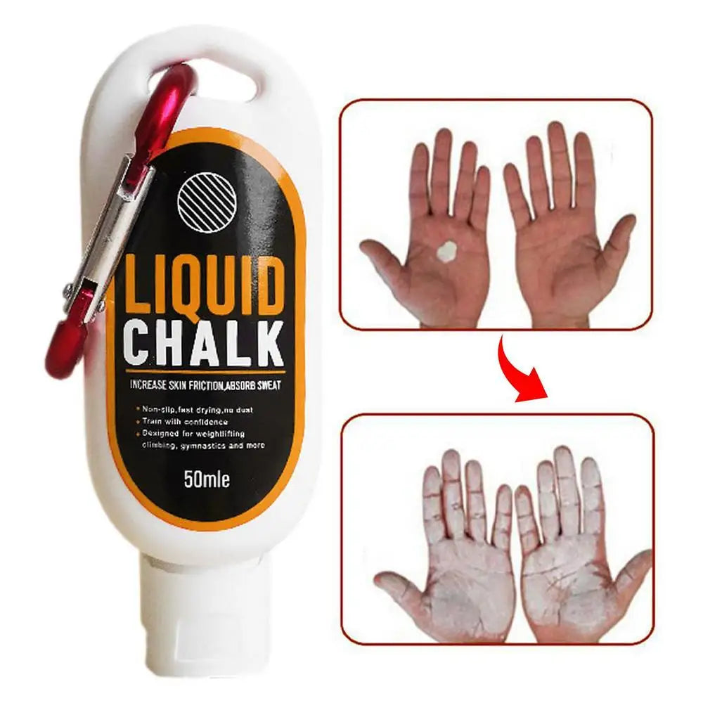 50/30ml Sports USA Liquid Magnesium Powder Fitness Lifting Anti Slip Cream Grip Liquid Magnesium For Pole Dancing Rock Climbing