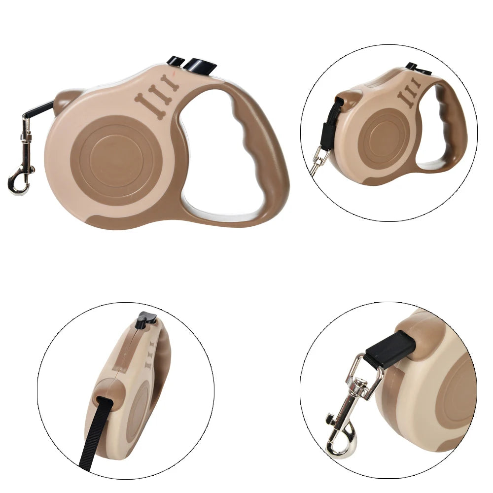3M & 5M Retractable Pet Dog Leash Canada for Small & Large Dogs Hiking Walking Traction Rope French Bulldog Chihuahua Accessories