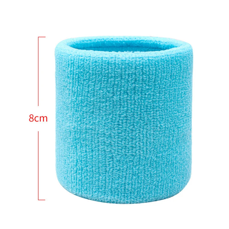 Cotton Wrist Support Band USA Sports Sweat Towel Wristband Tennis Wrist Guard Protector Strap for Fitness, Running & Gym Training