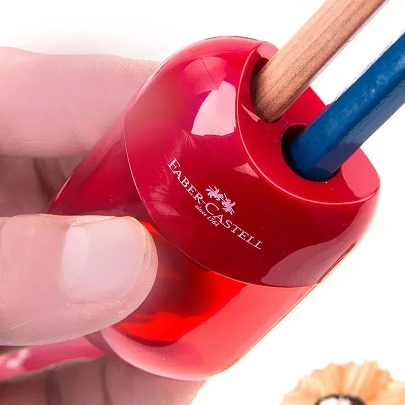 Double Hole & One Hole Pencil Sharpener Canada Creative Transparent Pen Knife for Kids & Students School Stationery Supplies
