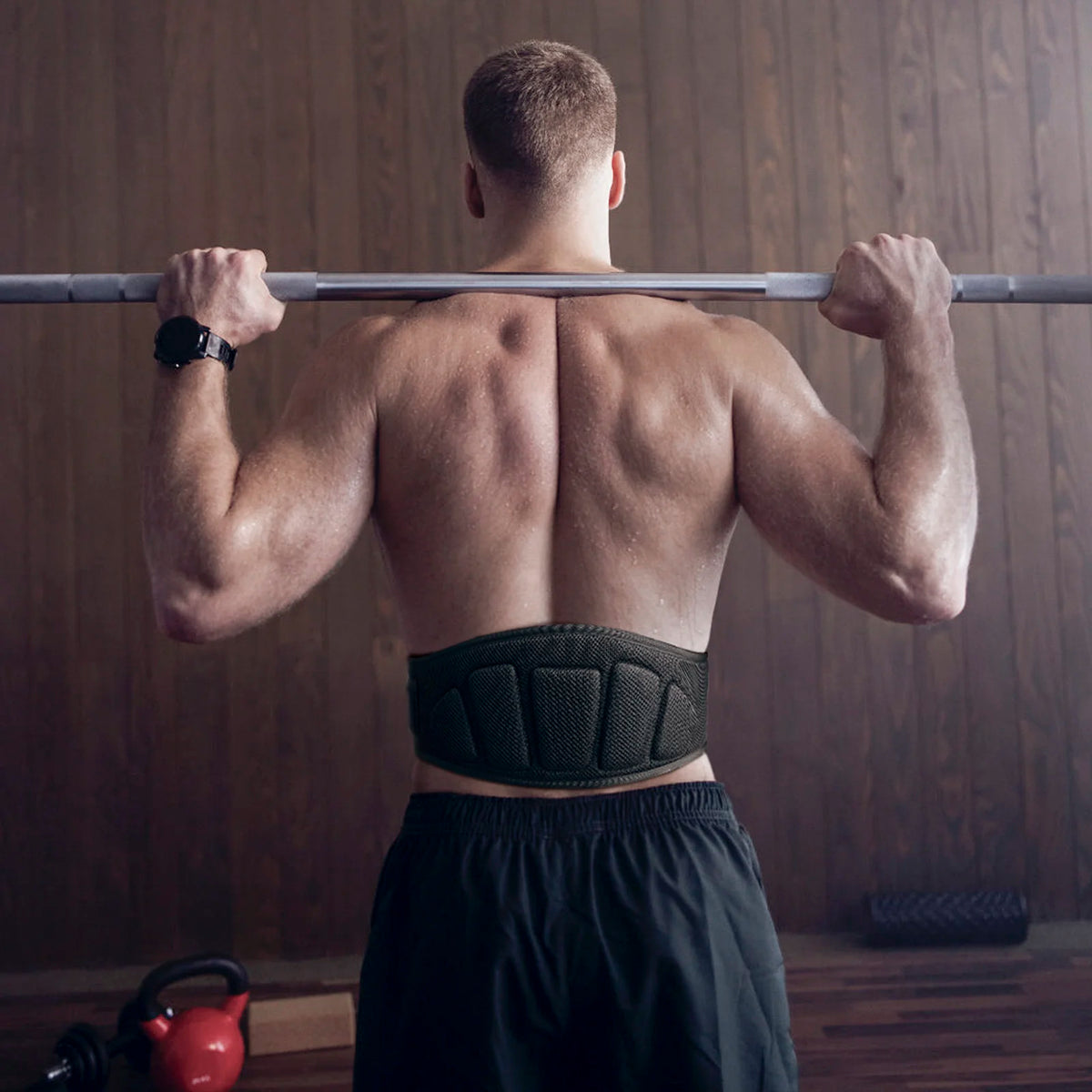 Men’s Weightlifting Belt USA Back Support Waist Protection Belt for Fitness, Strength Training & Gym Workouts