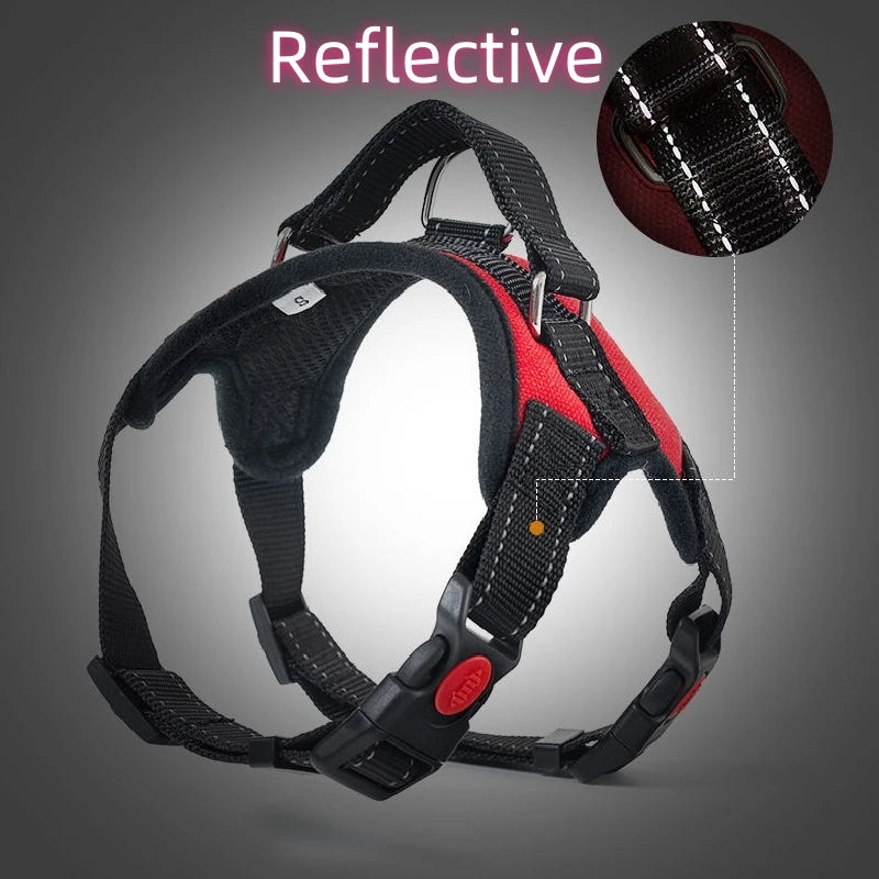 Adjustable Dog Harness USA Pet Walking Vest Collar for Small, Medium & Large Dogs Pet Accessories