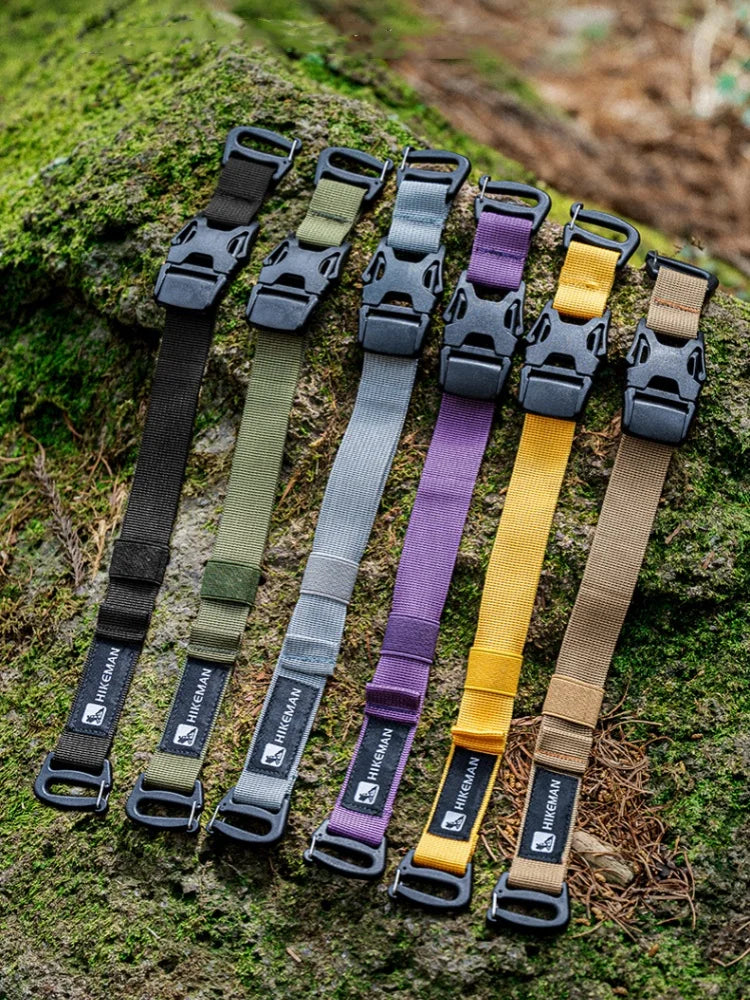 USA Outdoor Luggage Strap Camping and Travel Equipment Adjustable Plug-In-Buckle Fixed Packing Strap