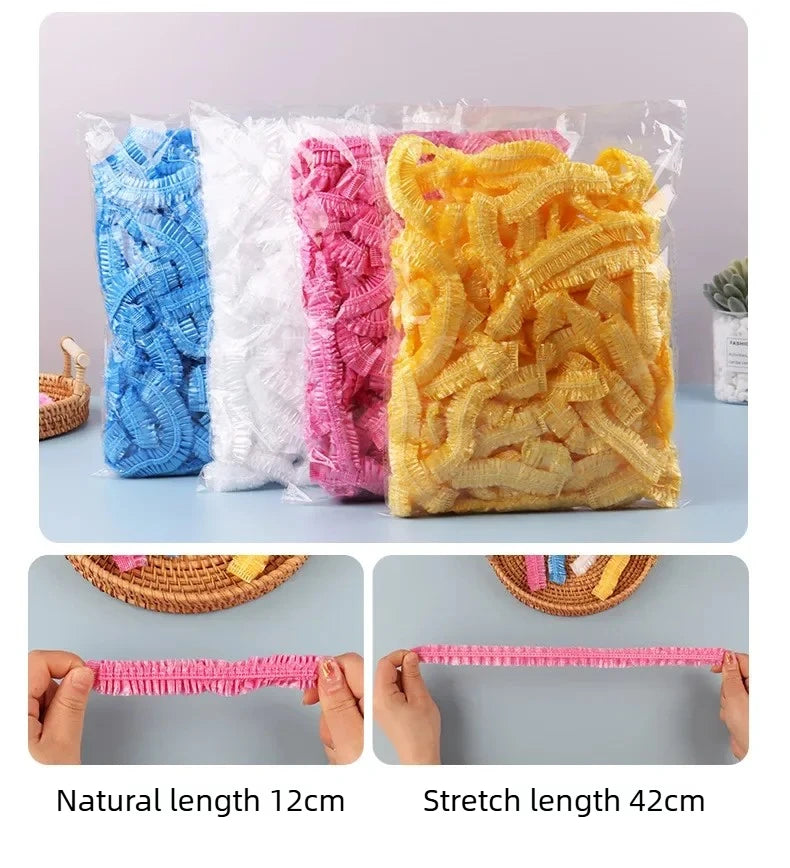 Disposable Shower Cap Canada Transparent Waterproof Hair Covers Sauna Accessories Bathroom Products for Home