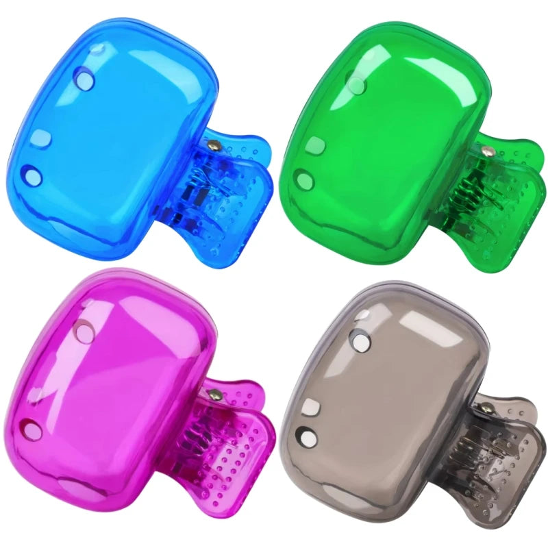 10pcs USA Travel Toothbrush Head Covers Toothbrush Protector Cap Brush Pod Case Protective Portable Plastic Clip for Household