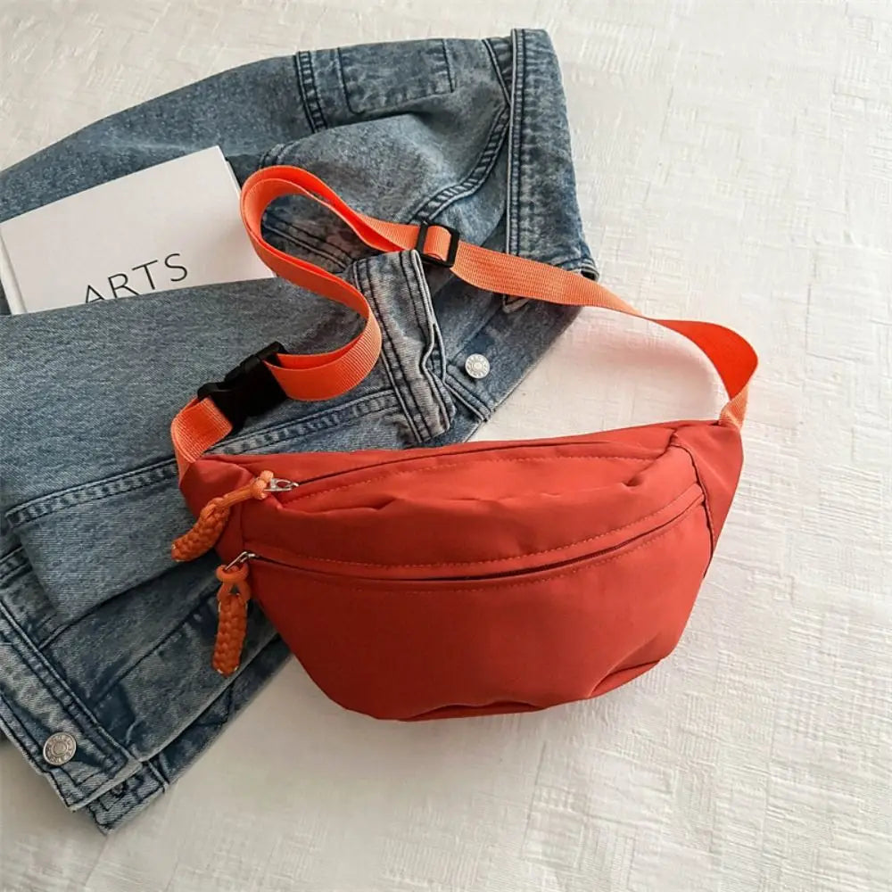 USA Women's Chest Bag New Oxford Cloth Large Capacity Waist Bags Waterproof Multifunctional Running Belt Bags Sport