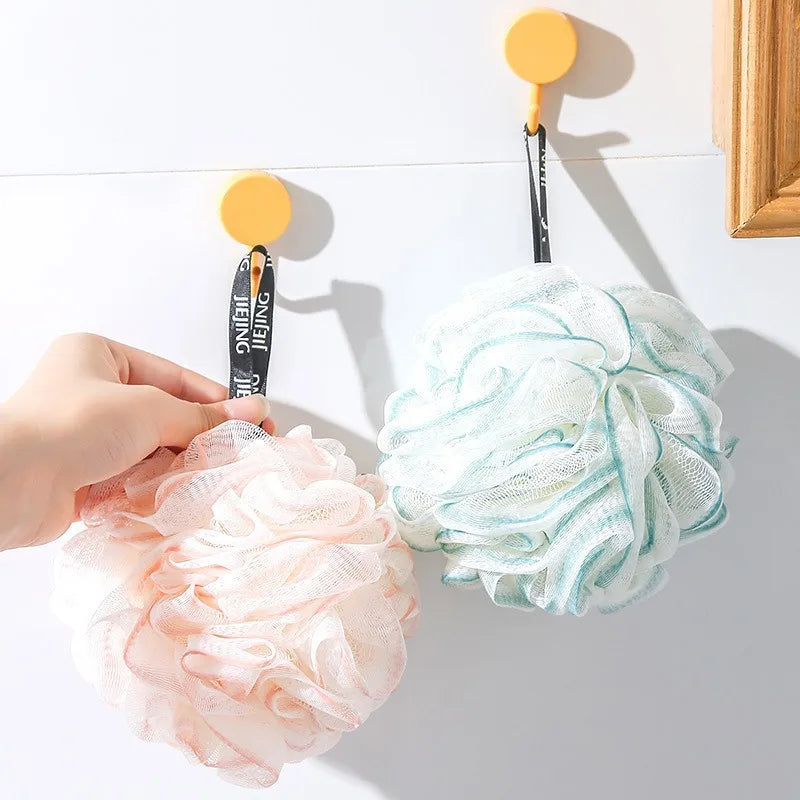 1/3PCS Durable Loofah Bath Sponge USA No-Loose-Petals Premium Body Shower Ball for Women’s Daily Bathing & Bathroom Use