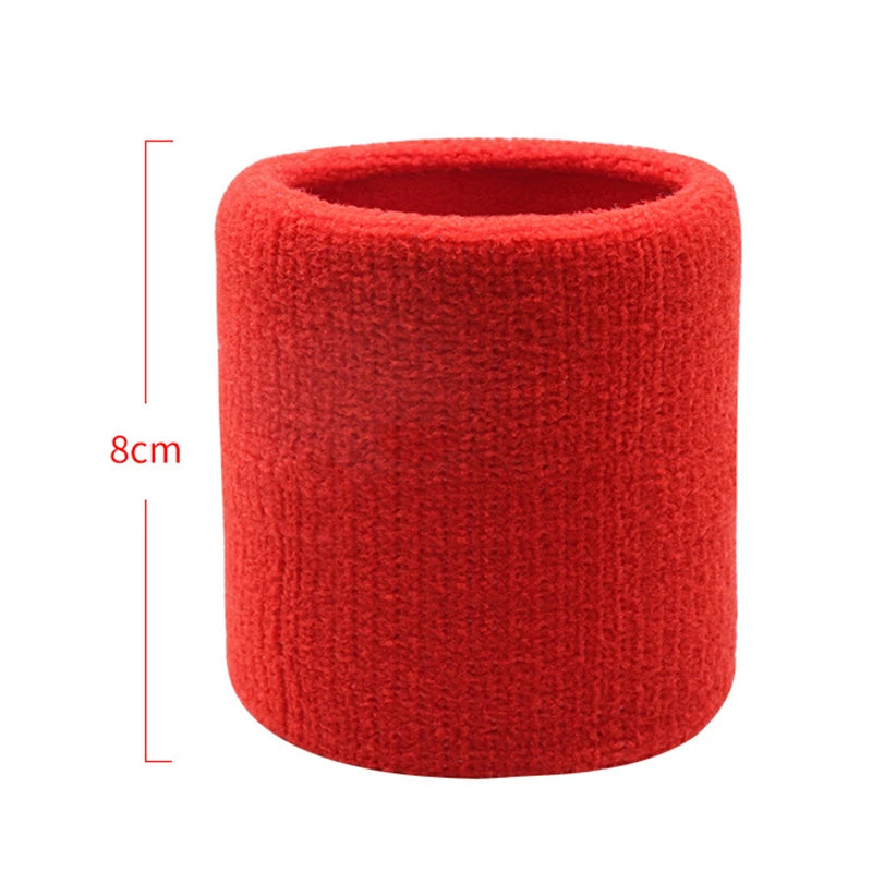 Cotton Wrist Support Band USA Sports Sweat Towel Wristband Tennis Wrist Guard Protector Strap for Fitness, Running & Gym Training