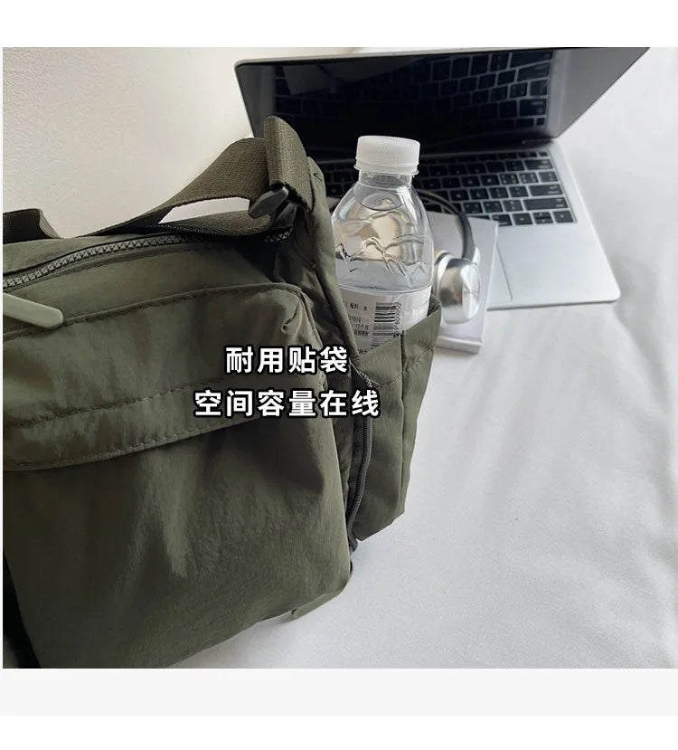 Spring & Summer Canvas Bag USA Women’s Hot-Selling One-Shoulder Crossbody Bag Light Luxury High-End Fashion Handbag