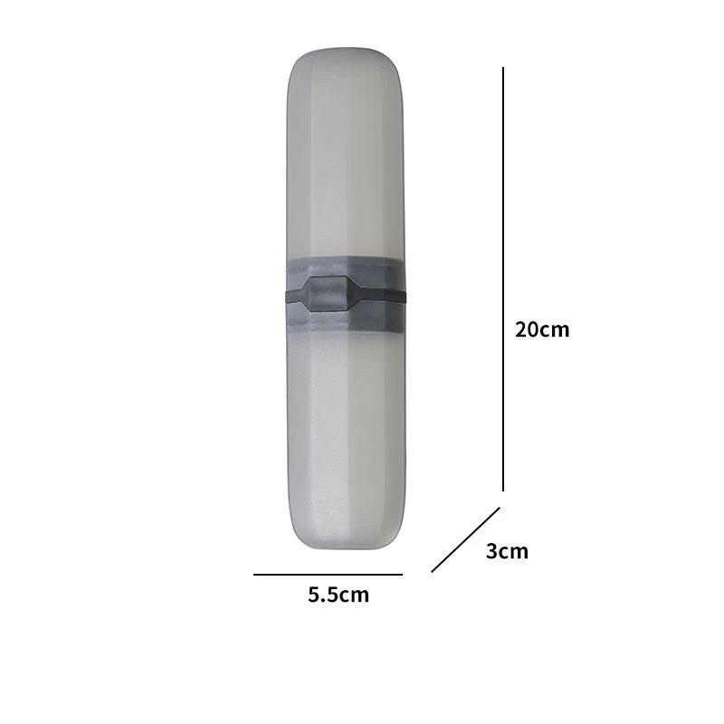 USA Toothpaste Toothbrush Protect Holder Case Travel Camping Storage Box Protect Toothbrush Toothpaste from Dirt and Damage