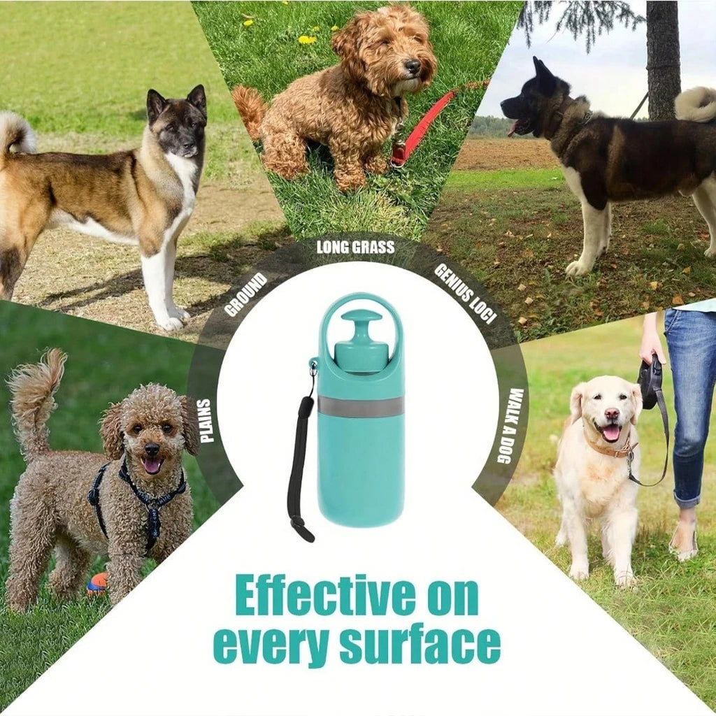 Pet Pooper Scooper USA Six-Claw Shovel No-Touch Waste Picker with Garbage Bag Holder for Outdoor Dog Toileting