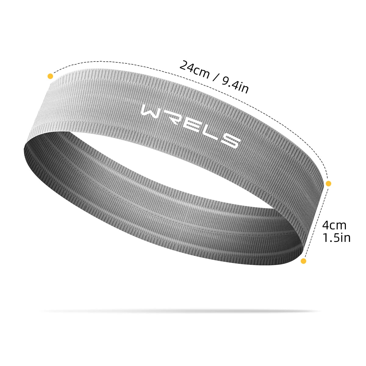 USA Headband Anti Slip Yoga Hair Band Quick Dry Running Sweatband Workout Headbands for Women Men