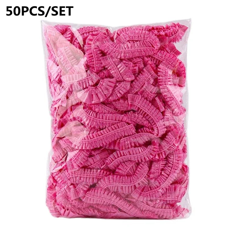 Disposable Shower Cap Canada Transparent Waterproof Hair Covers Sauna Accessories Bathroom Products for Home