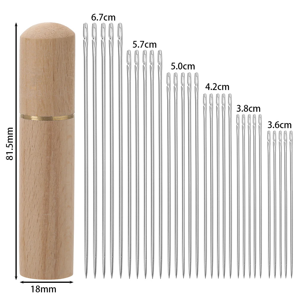 Side Hole Blind Sewing Needles Canada Elderly Self-Threading Needles Household DIY Jewelry Beading Embroidery Mending Sewing Tool