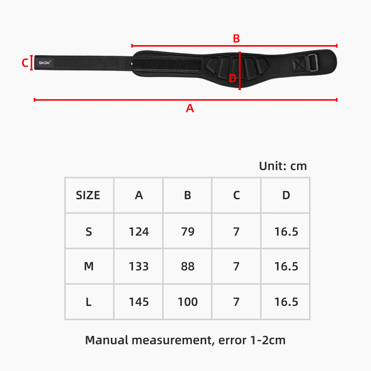 Men’s Weightlifting Belt USA Back Support Waist Protection Belt for Fitness, Strength Training & Gym Workouts