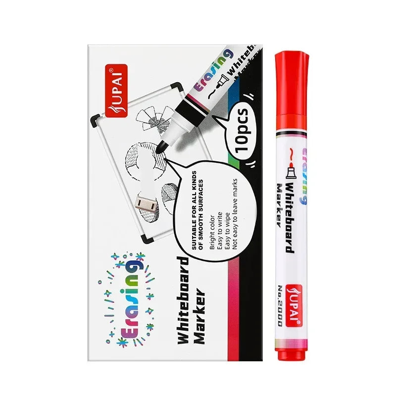 4 Colors Dry Erase Whiteboard Marker Pens Canada Low Odor Erasable Chalk Pens for Office School Stationery