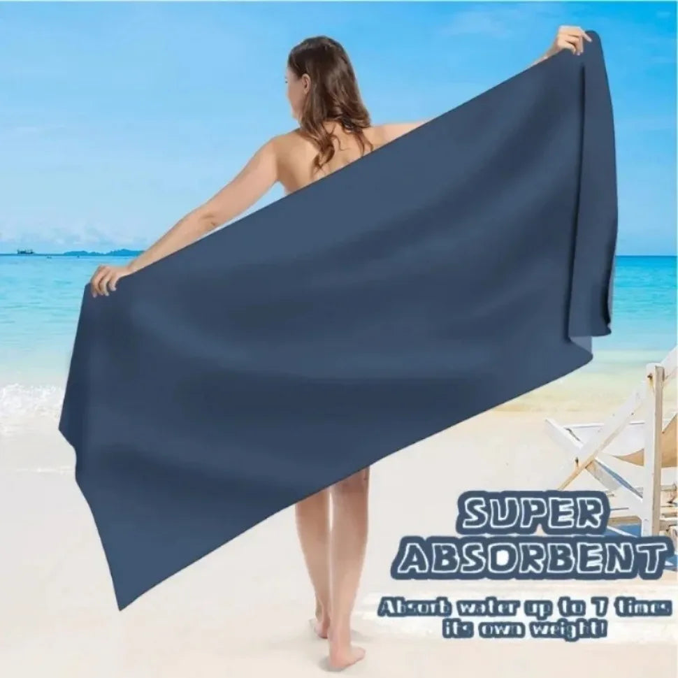 Quick-Dry Microfiber USA Towel - Ultra Absorbent, Compact & Sandproof for Gym, Beach, Travel & Swimming, Lightweight Sports Towel