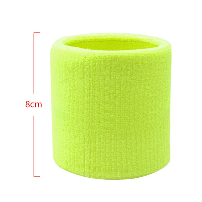 Cotton Wrist Support Band USA Sports Sweat Towel Wristband Tennis Wrist Guard Protector Strap for Fitness, Running & Gym Training
