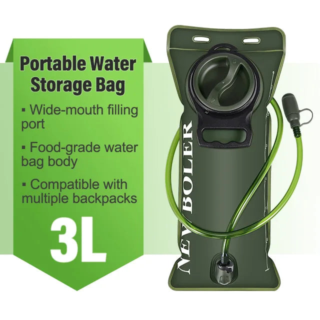 USA Bladder 1.5L/2L/3L Large Capacity Water Bladder Hydration Backpack Running Cycling Hiking Camping Backpack Water Bag