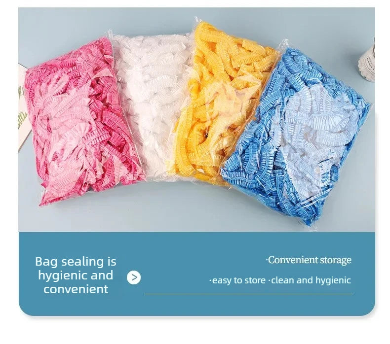 Disposable Shower Cap Canada Transparent Waterproof Hair Covers Sauna Accessories Bathroom Products for Home