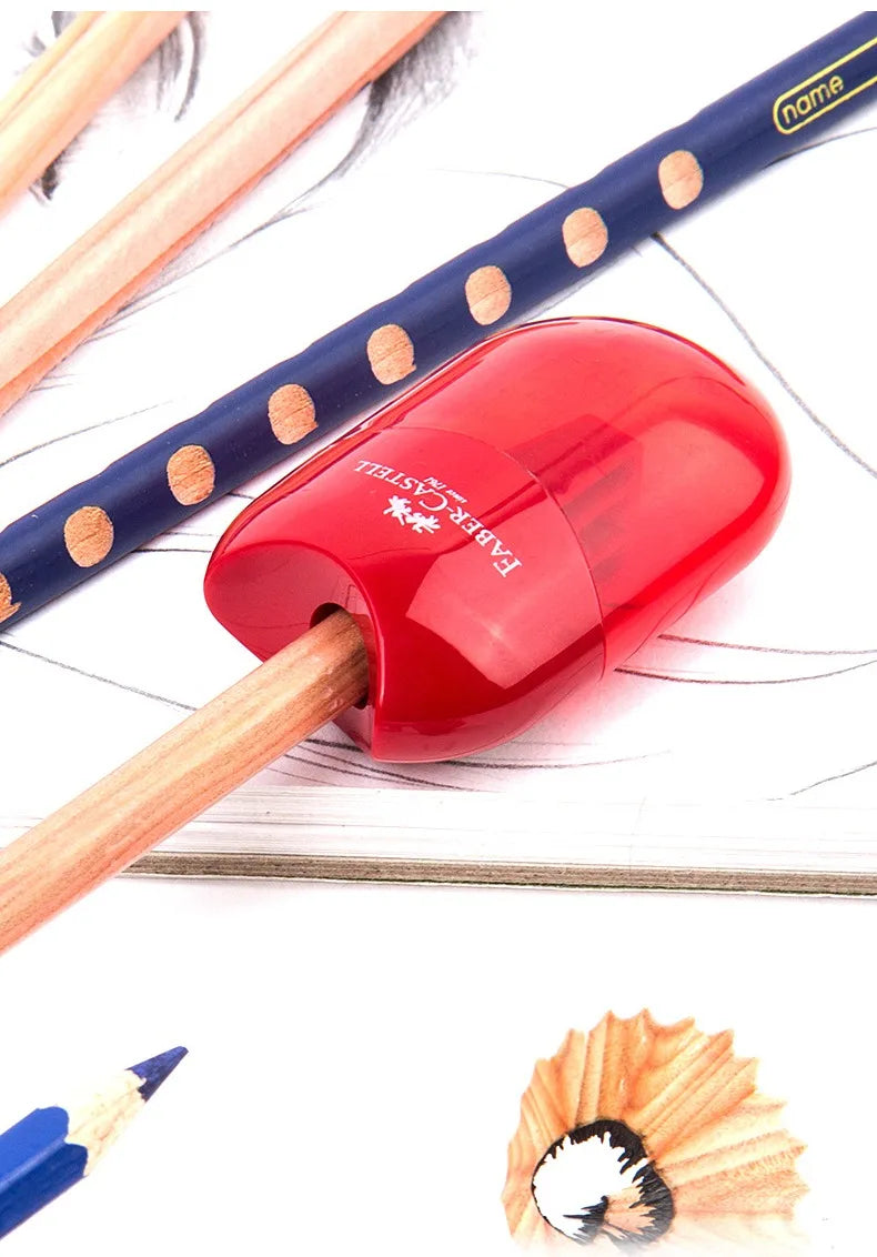 Double Hole & One Hole Pencil Sharpener Canada Creative Transparent Pen Knife for Kids & Students School Stationery Supplies