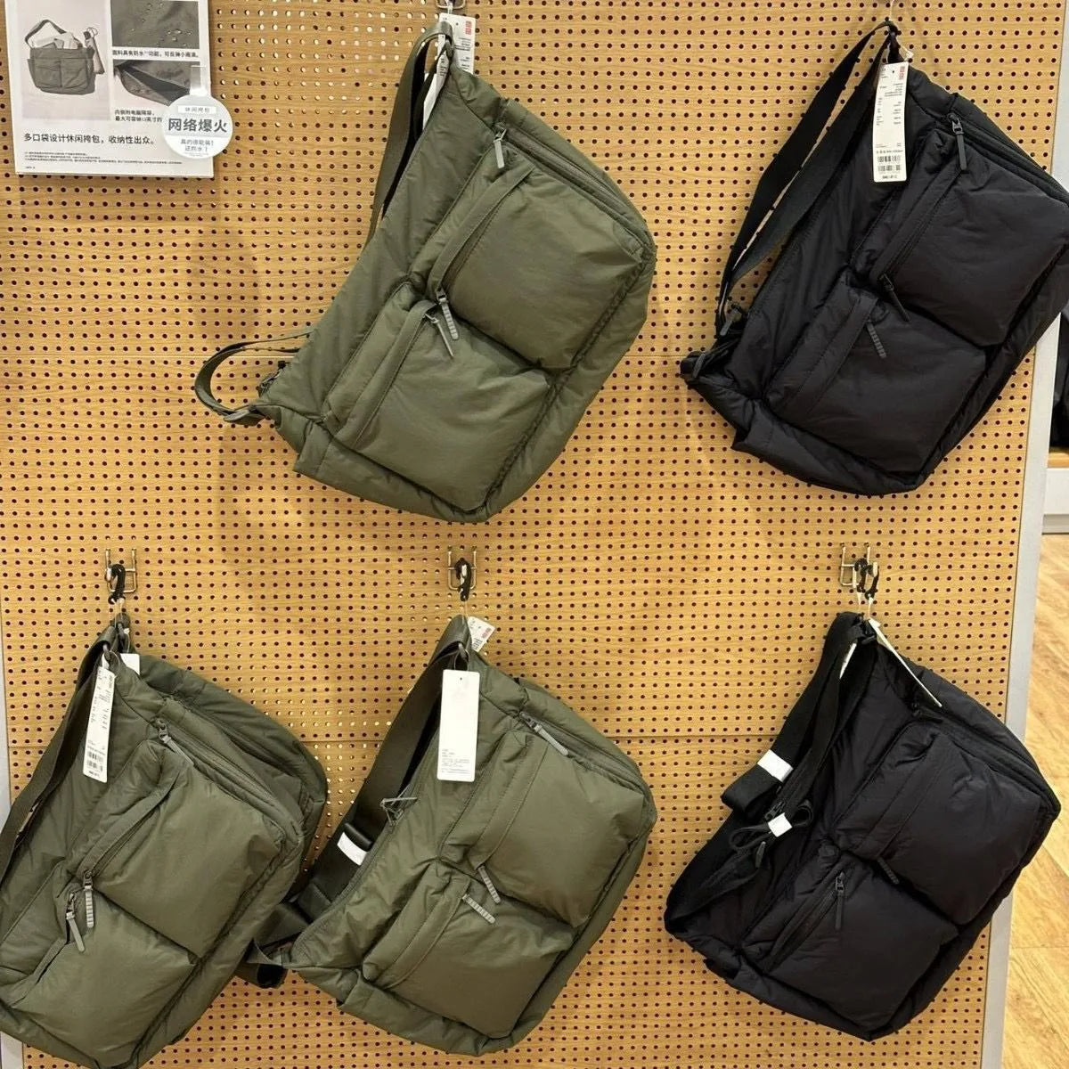 Spring & Summer Canvas Bag USA Women’s Hot-Selling One-Shoulder Crossbody Bag Light Luxury High-End Fashion Handbag