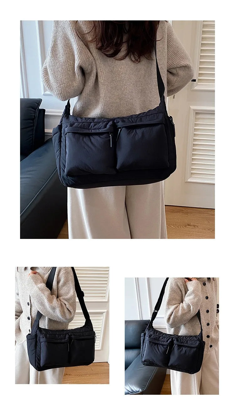 Spring & Summer Canvas Bag USA Women’s Hot-Selling One-Shoulder Crossbody Bag Light Luxury High-End Fashion Handbag