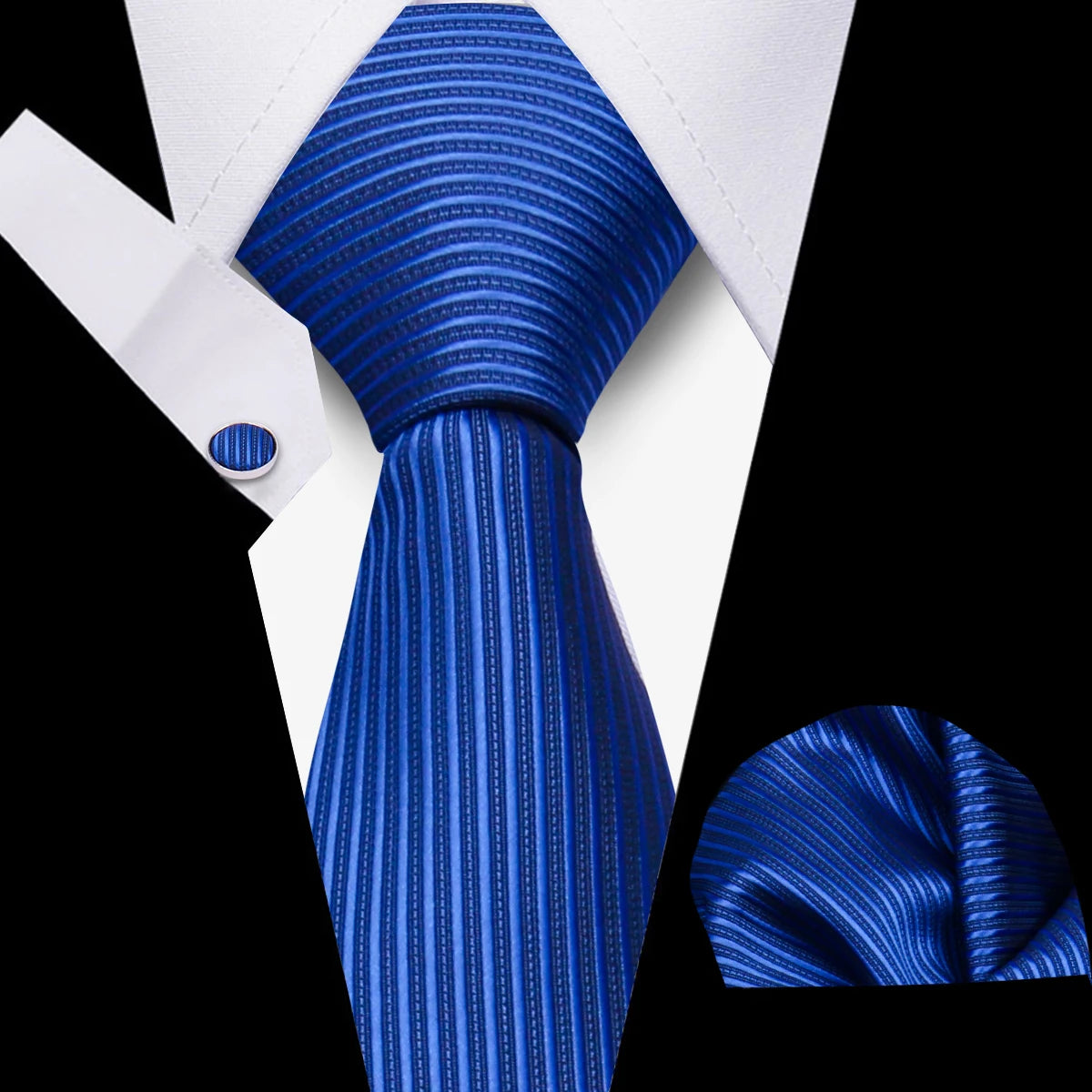 Men’s Business Necktie Set Canada Classic Plaid Cufflinks Handkerchief for Suit Wedding High-Quality 3PCS Tie Set Formal Gravata