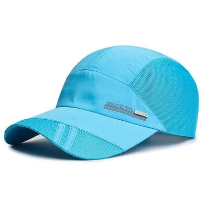 Adjustable Quick-Dry Breathable Hat USA Running Baseball Summer Mesh Cap, Sports Visor for Men & Women, Cool Outdoor Fashion Cap